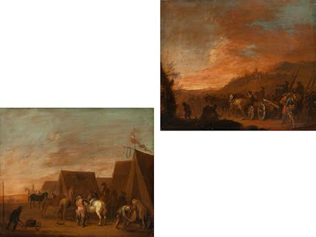 Paar Szenen aus dem Dreißigjährigen Krieg